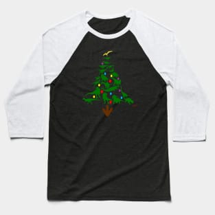 Jurassic Christmas Baseball T-Shirt